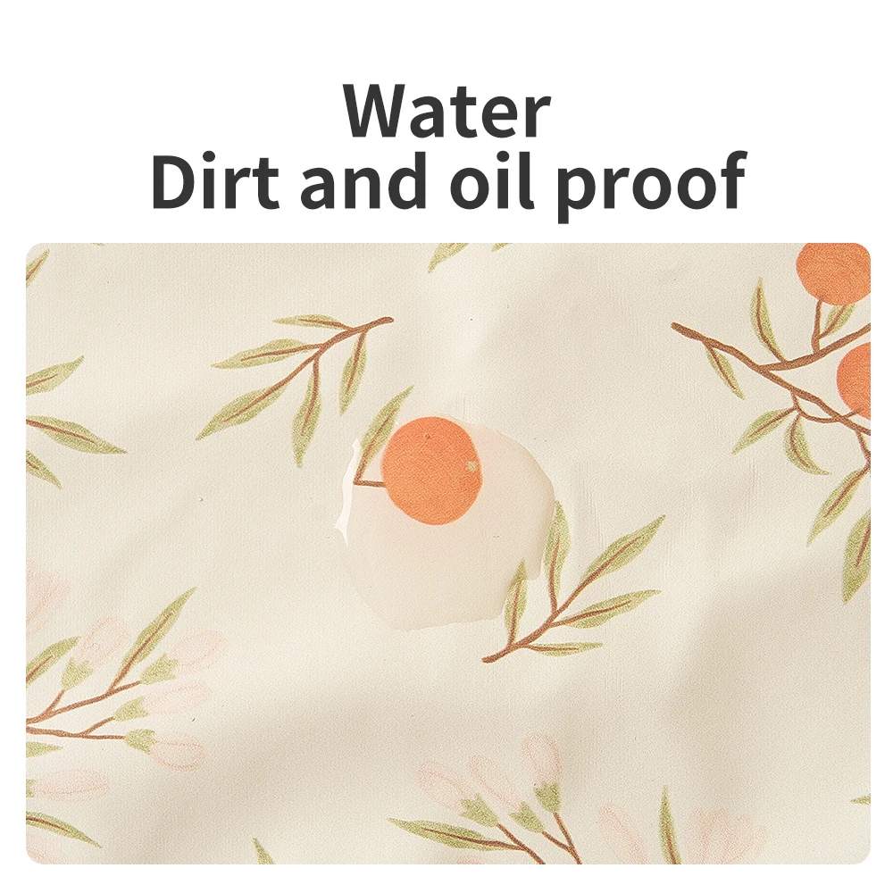 HappyFlute-mono danés de tela PU de alta calidad, nuevo estilo, bonito, impermeable, de manga larga, con broche, bolsillo grande, babero de alimentación sin suciedad - imagen 5