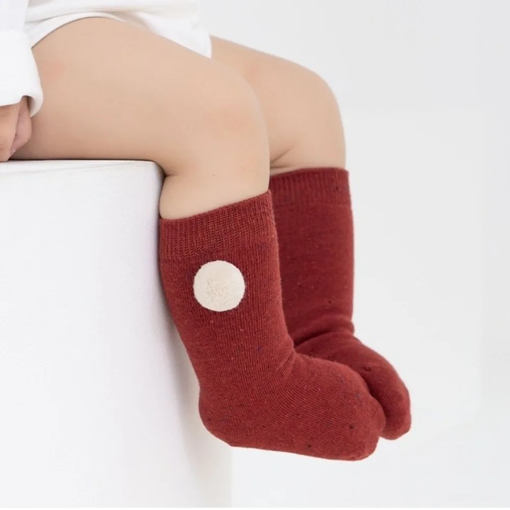 Nuevo Media de compresión roja, medias transpirables absorbentes del sudor para niños pequeños, calcetines de princesa - imagen 2