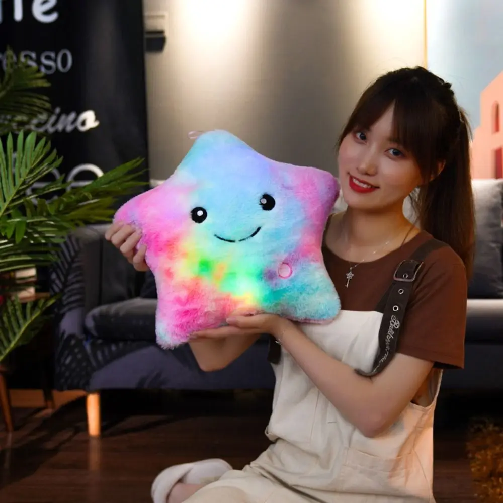 Estrella de peluche LED suave – Juguete decorativo para bebés y niños