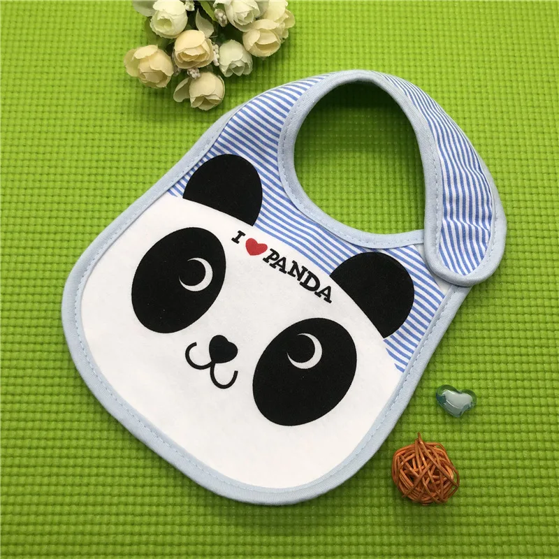 1 unidad de babero de saliva de doble cara impermeable para bebés y niñas, Bandana de alimentación para recién nacidos, toalla para Saliva, Baberos de algodón para niños, paño para eructar - imagen 2