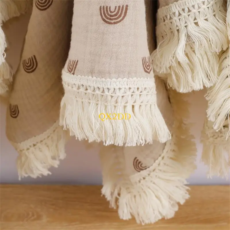 QX2D Hermosa manta para bebés Suaves Manta Recién nacida para niños o niñas para Cot Car - imagen 2