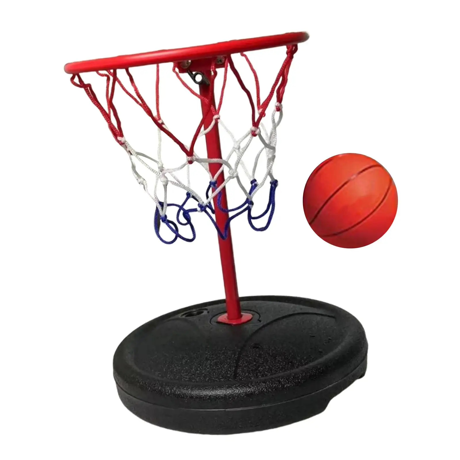 Aro de baloncesto para piscina con juguetes acuáticos multifunción, soporte de baloncesto acuático para niños de 6 años o más, familia, niños, adolescentes, viajar - imagen 4