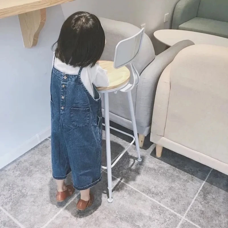 Mono vaquero de pierna ancha para niños – verano y otoño - imagen 4