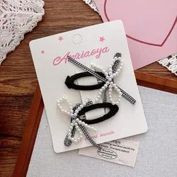 Horquilla infantil con lazo de perlas – Accesorio delicado para niña