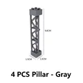 4PCS Pillar Gray