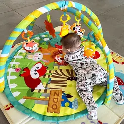 Estera de juego bebé con marco Fitness y juguetes extraíbles