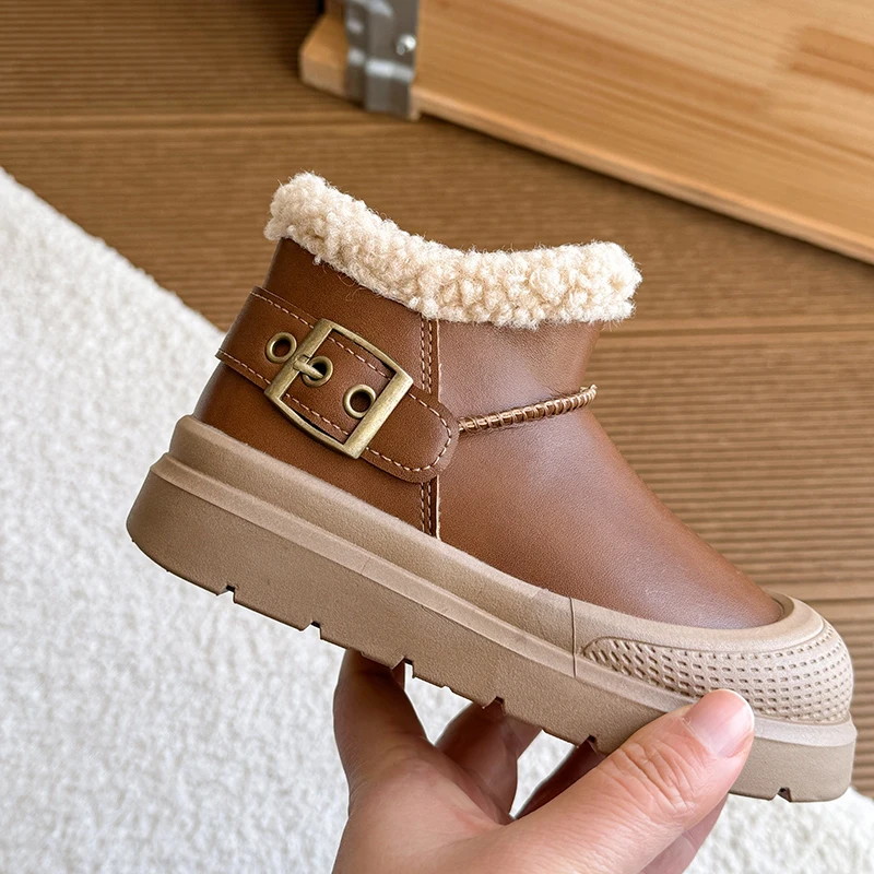 Botas de nieve impermeables para bebé y niña – Antideslizantes cálidas - imagen 5