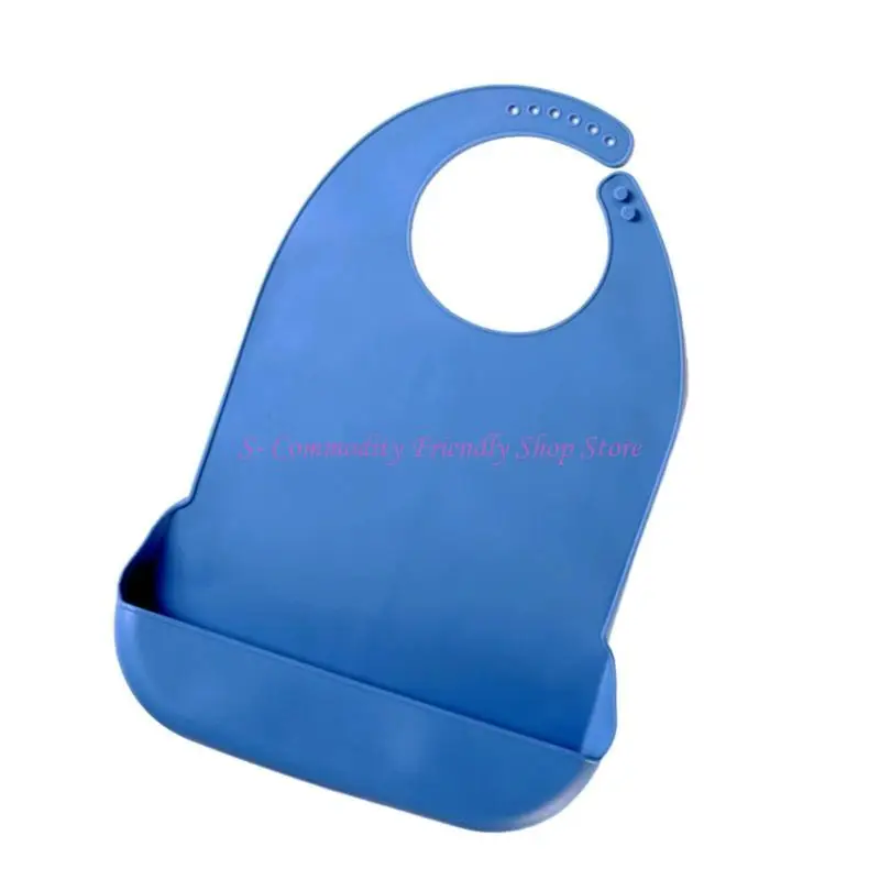 Babero grande de silicona impermeable – Fácil de limpiar - imagen 2