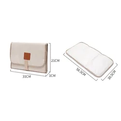 PANGDUBE cambiador de bebé plegable impermeable con correa segura
