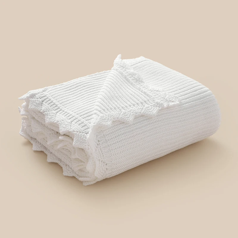 Mantas para cochecito de bebé recién nacido, manta envolvente de algodón tejido de 90x70cm, ropa de cama para bebés, edredón, funda para edredón para lanzar para niños pequeños - imagen 3