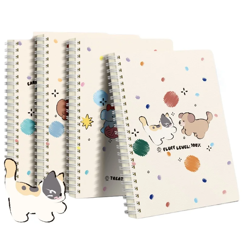 Cuaderno de bobina Kawaii A5 B5 de dibujos animados, libro de ejercicios, Bloc de notas bonito, diario, suministros de papelería escolar - imagen 2
