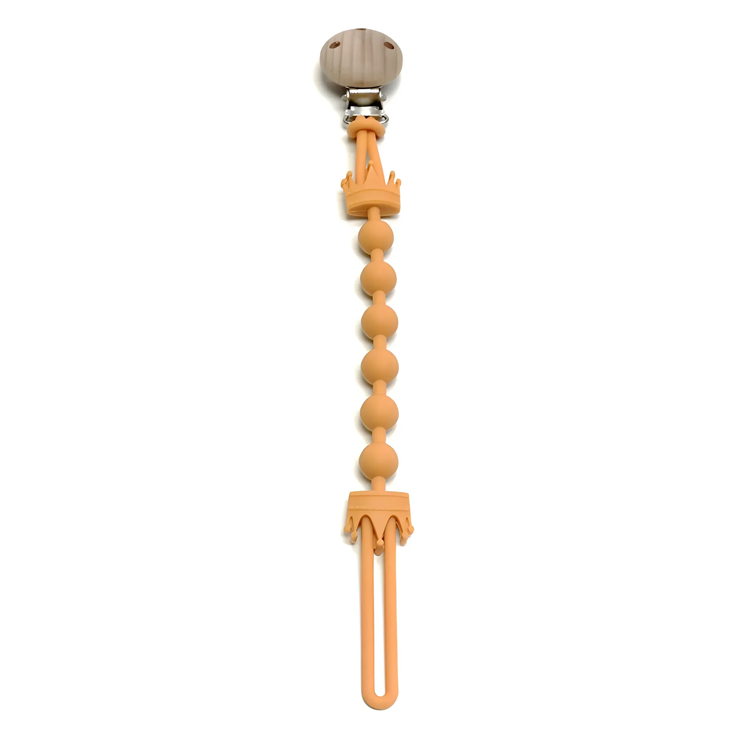 Cadena anticaída para chupete y mordedor de silicona infantil - imagen 3
