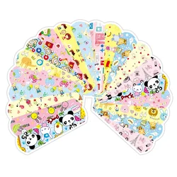100 uds/120 Uds tirita de dibujos animados transparente no transparente disponible Kawaii yeso vendaje para heridas parche vendajes adhesivos