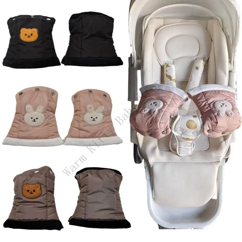 Guantes de forro polar para cochecito de bebé – Protección térmica - imagen 2