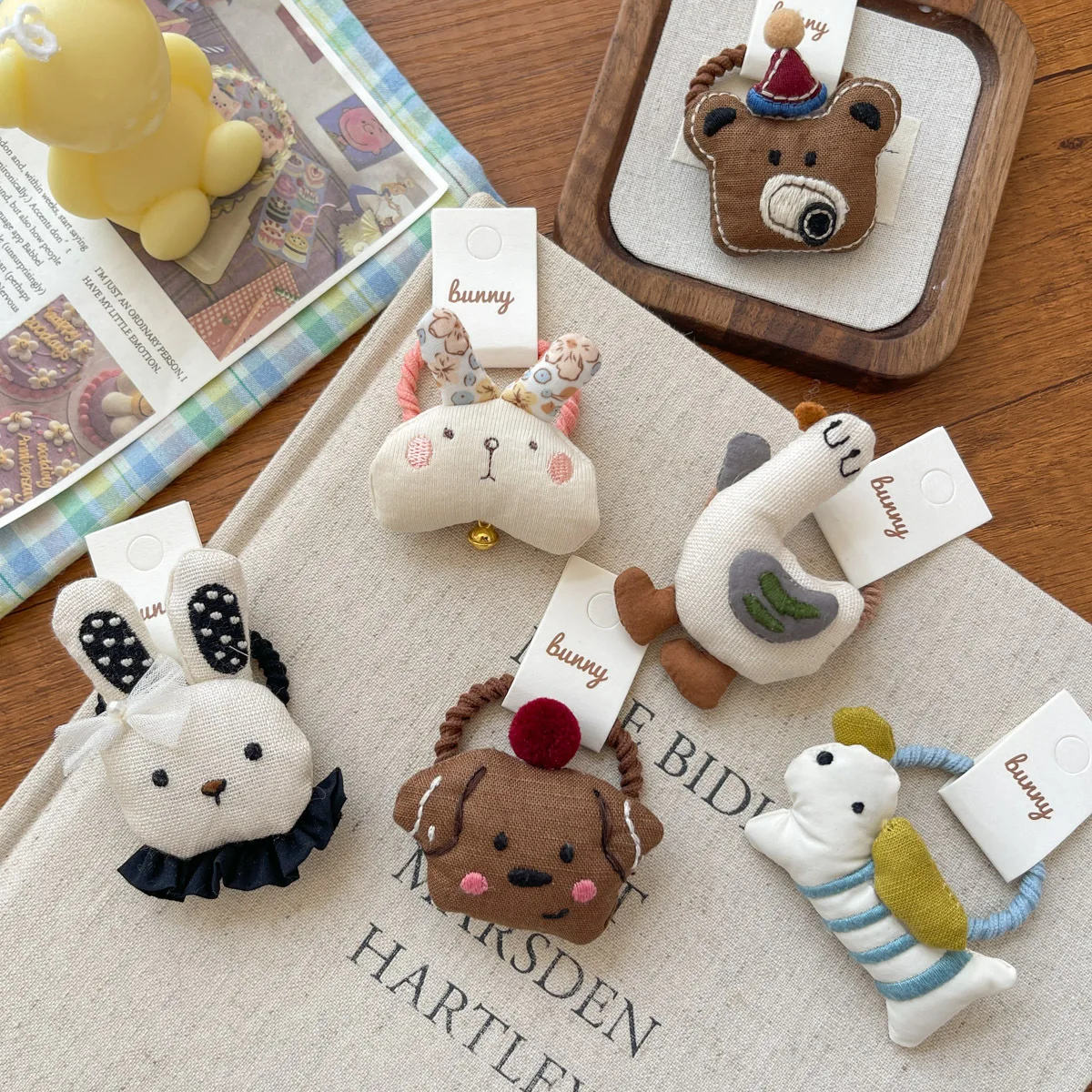 Clip de pico de pato infantil de algodón coreano con animales bonitos - imagen 5