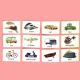 12pcs traffic A