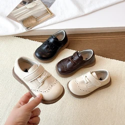 Zapatos de cuero antideslizantes para niños casuales primavera otoño