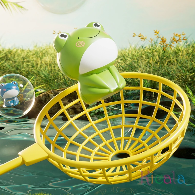 Juguete Montessori para chico, lanzamiento de rana, rana voladora de dibujos animados, juguete divertido para atrapar, desarrollo de interacción sensorial, 1, juego de rompecabezas para 2 jugadores - imagen 3