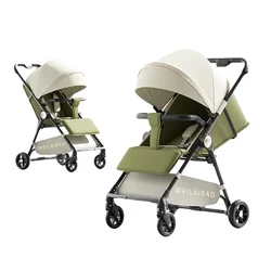 Cochecito ultraligero para bebé plegable, cómodo y seguro para paseos