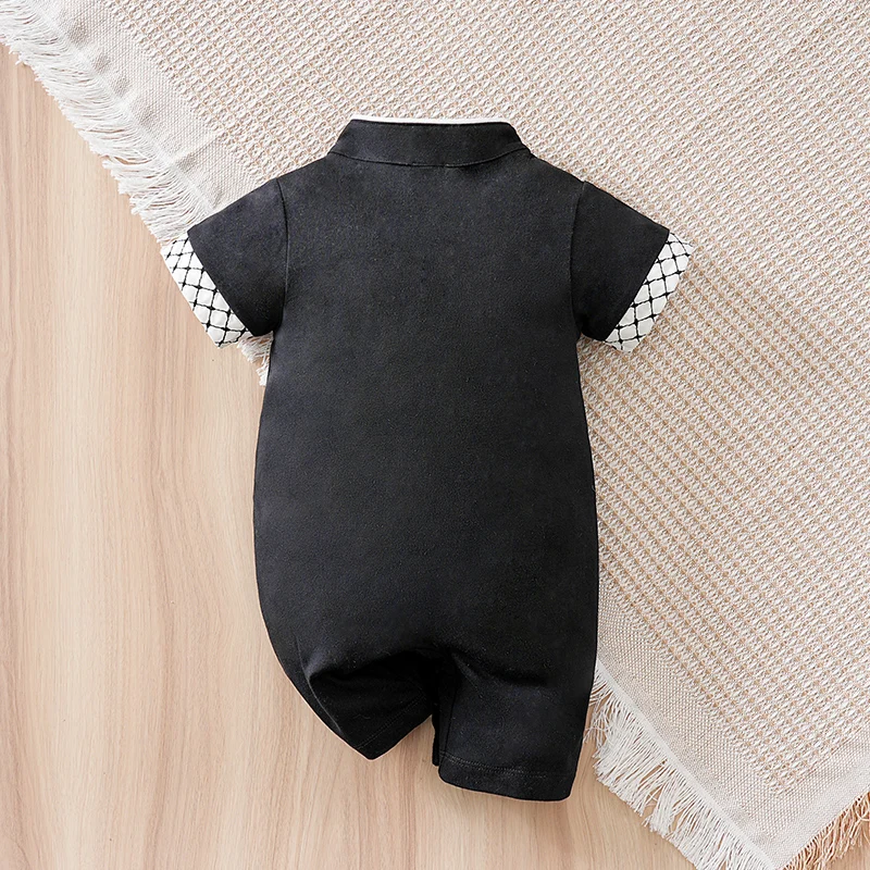 Pelele de algodón para recién nacido negro - estilo étnico Ramadán - imagen 2
