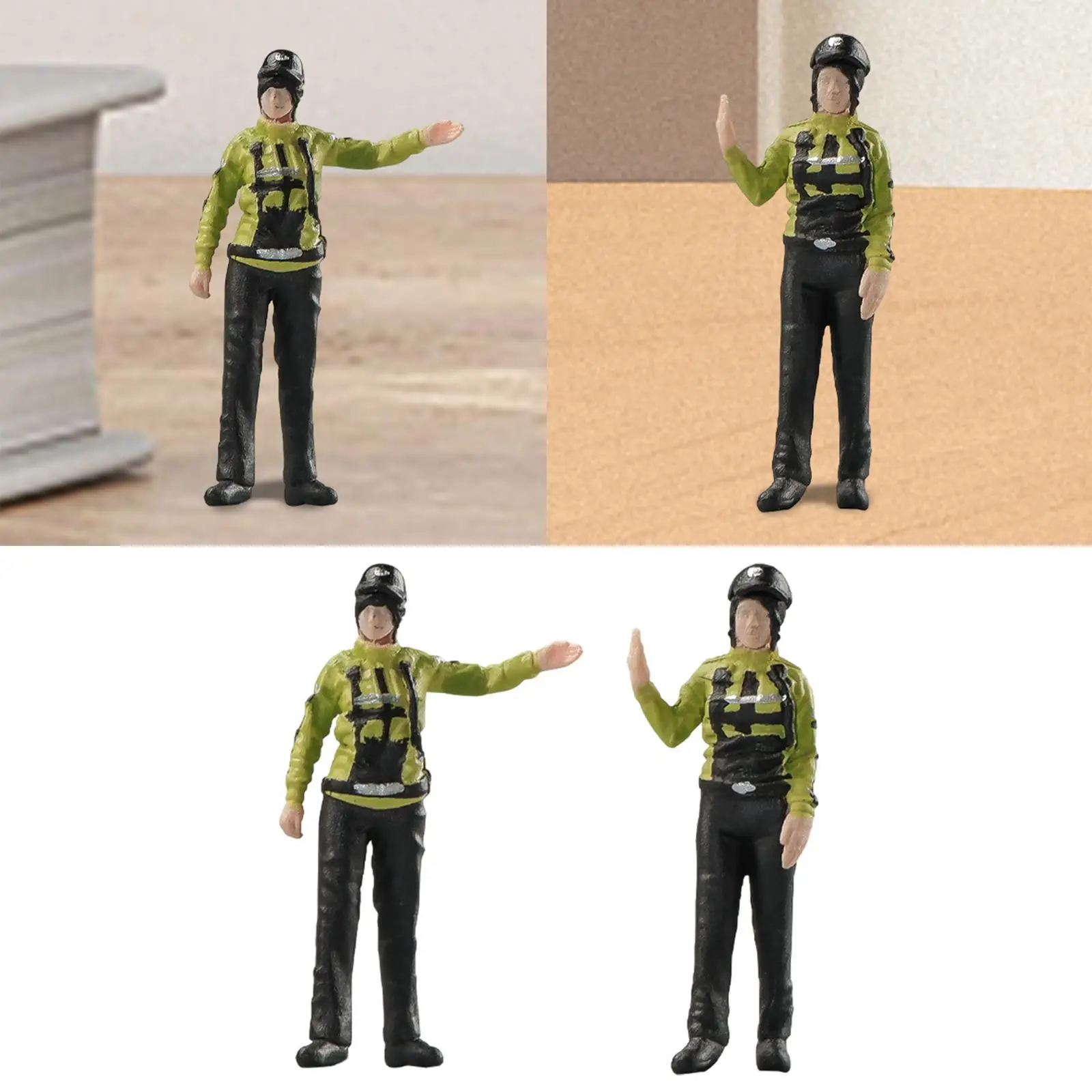 1/64 Scale Miniature Figure Pretend Play Toy Resin Hand Painted Figurines