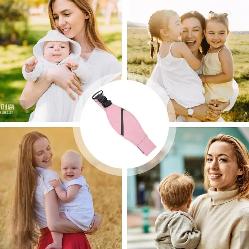 Portabebés con eslinga lateral, portabebés ajustable, suave, cómodo, ergonómico, ligero, transpirable, para viajes - imagen 3