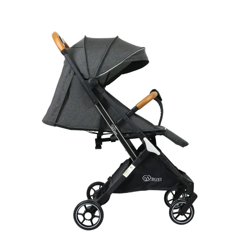 Carro para bebé recién nacido de 0 a 3 años, ligero, sencillo y portátil, para sentarse o tumbarse - imagen 2