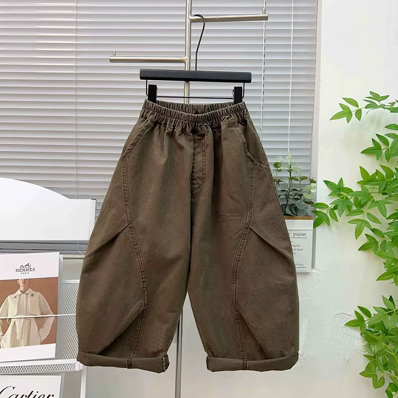 Pantalones casuales anchos para niños – Estilo moderno - imagen 3