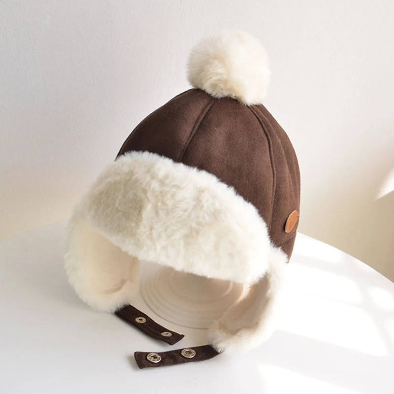Gorro de invierno para bebé con protección de oídos - cálido - imagen 2