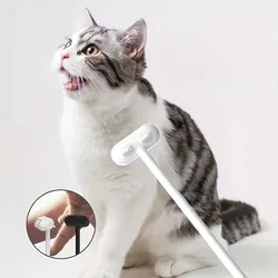 Cepillo masajeador quita pelos para gatos y perros pequeños