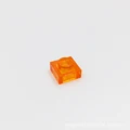 200pcs clear orange