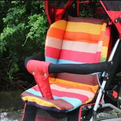 Cochecito de bebé con estampado de lunares Simple, cojín de algodón para cochecito, cojín de asiento grueso Universal, accesorios de cojín para carrito de bebé