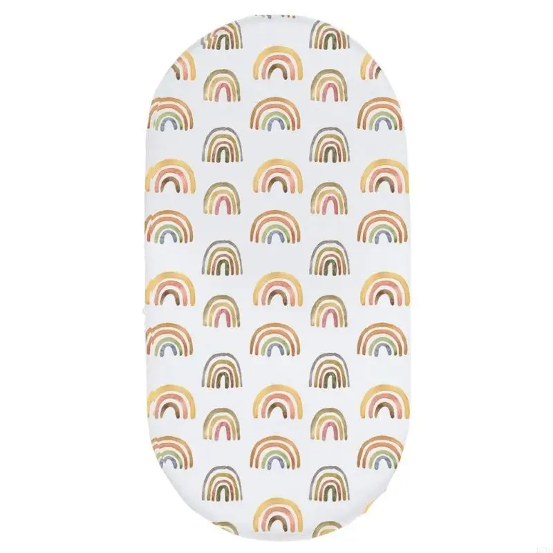 Sábana ajustable para cuna bebé D7YD, funda colchón para cama cuna extraíble, apta para lavar a máquina - imagen 3