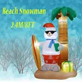 2.4M Beach Snowman