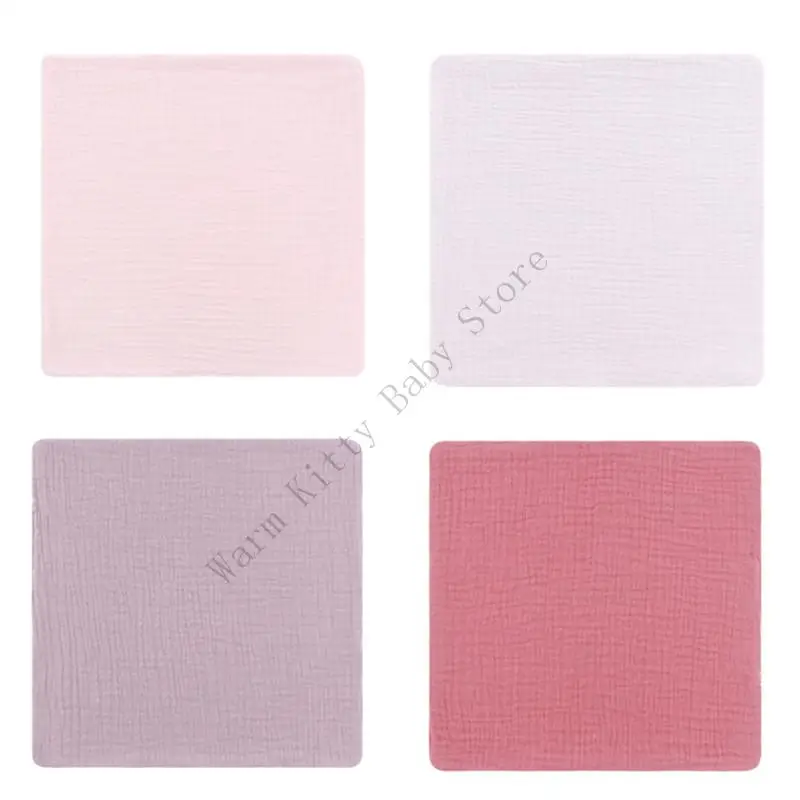 XXFE-toallitas algodón transpirables para bebé, 4 Uds., para cuidado y cuerpo infantil, paño para eructar - imagen 2