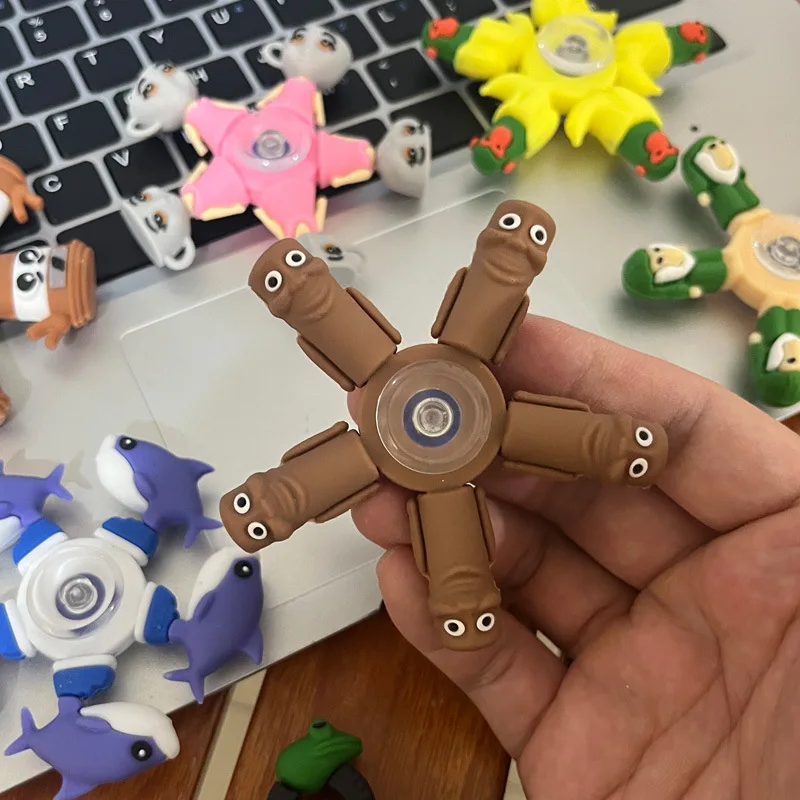 Fidget spinner infantil – Juguete giratorio antiestrés para niños - imagen 5