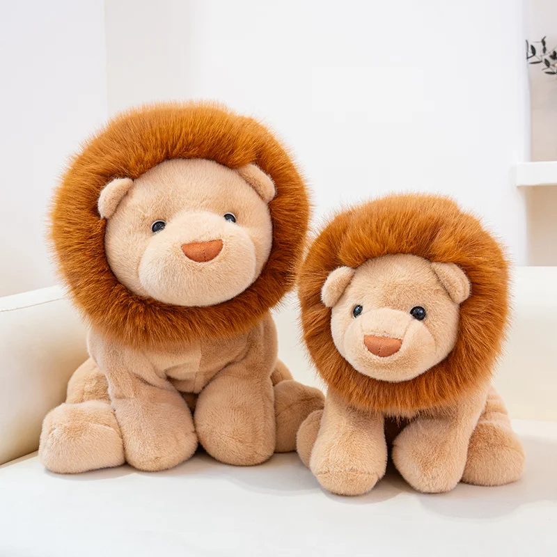 Peluche de león realista – Muñeco suave para el sueño del bebé - imagen 5