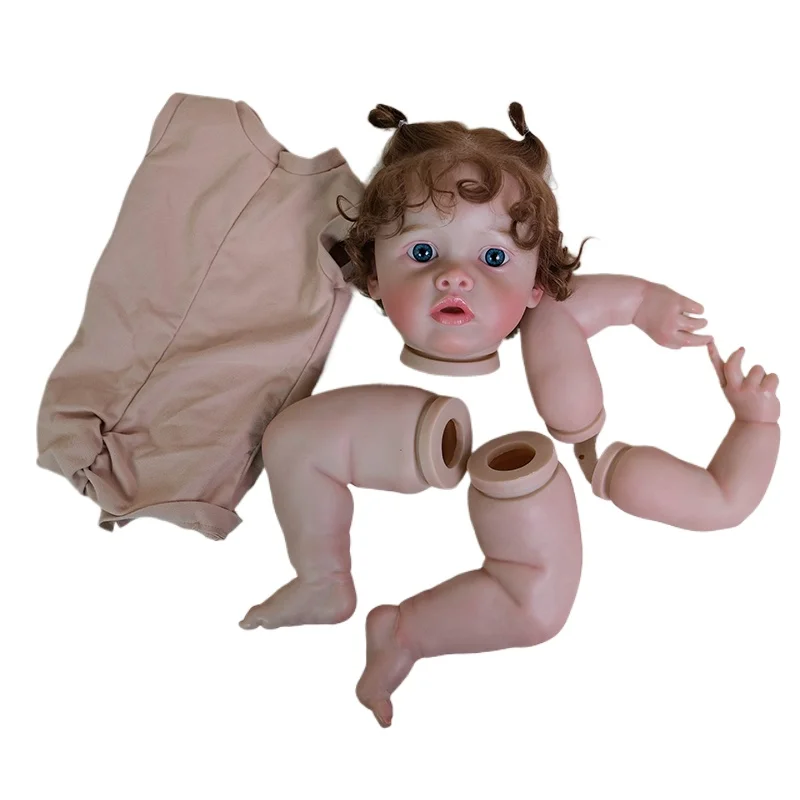 NPK Benjamin: kit de muñeco reborn con pelo enraizado a mano - imagen 3
