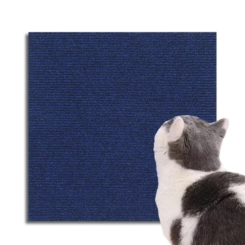 Alfombra autoadhesiva recortable para gatos, rascador de pared, sofá antiarañazos para gatos, tablero para rascar, protección para sofá, afilar patas - imagen 4