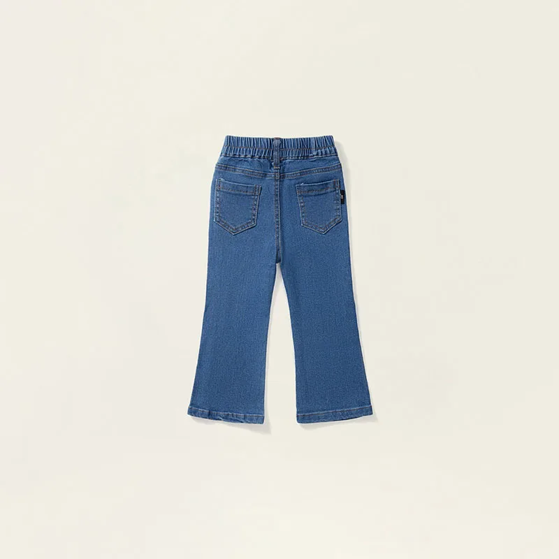 Vaqueros ajustados azul denim para niña - imagen 4