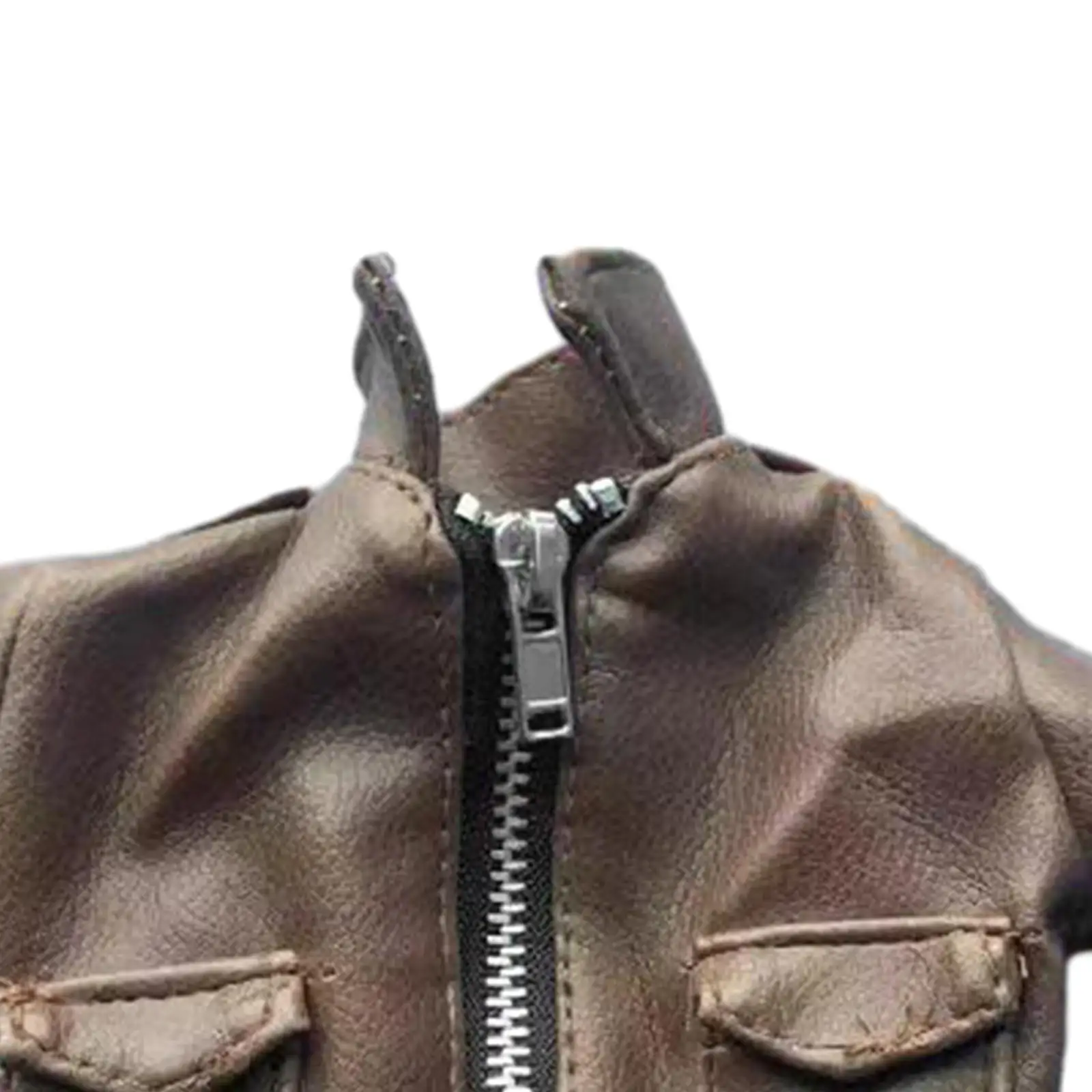 1:6 Action Figures Jacket PU Leather Outfits Stylish Model Handmade Doll Decor Cosplay Doll Clothes 12