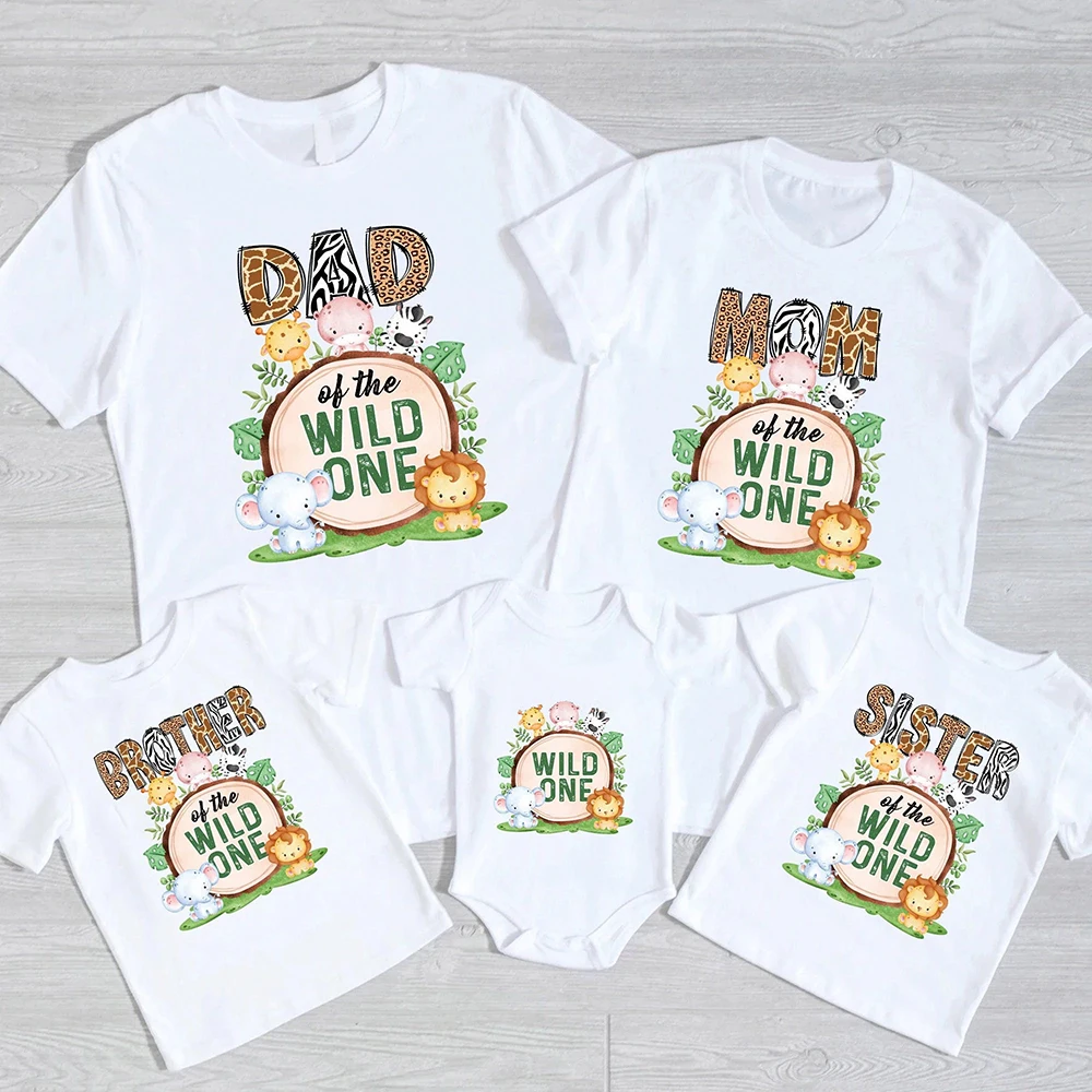 Camisetas familiares selva – Set a juego para familia salvaje