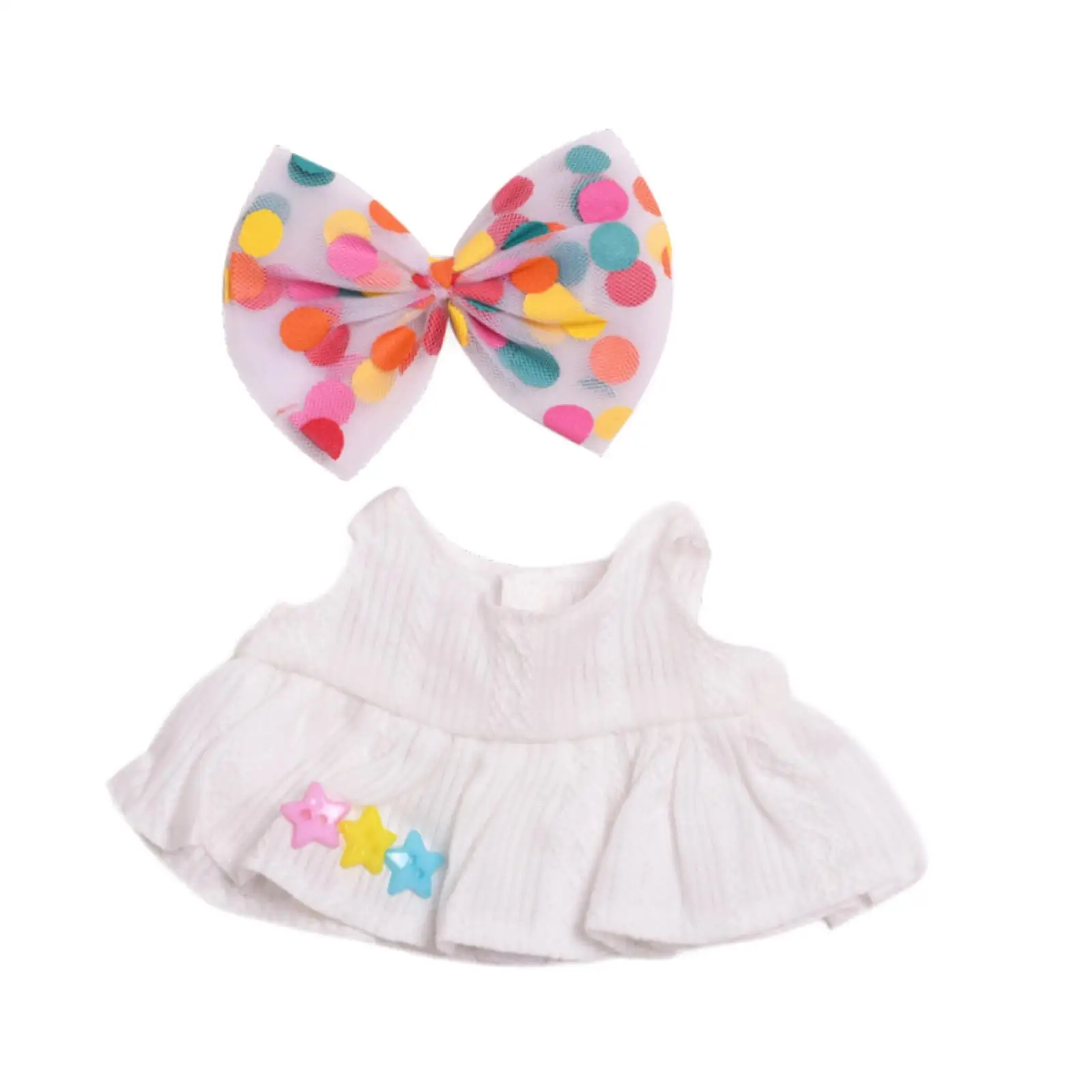 Cute Doll Clothes Mini Doll Clothing for Girls Age 5-7 8-10 Christmas Gift