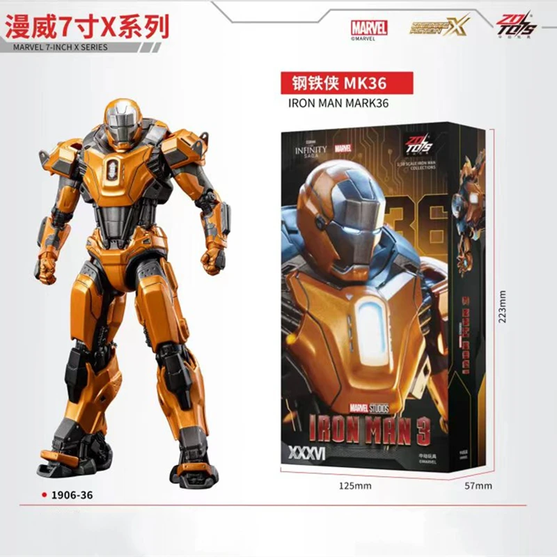 ZD Toys Figura de acción Iron Man Mark 35 - Juguete coleccionable - imagen 3