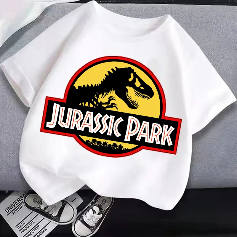 Jurassic World Rebirth Camiseta de algodón manga corta para niños - imagen 5