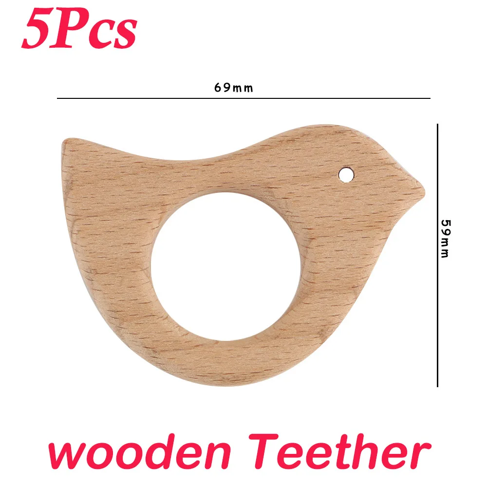 5pcs chick teether