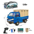 small truck blue