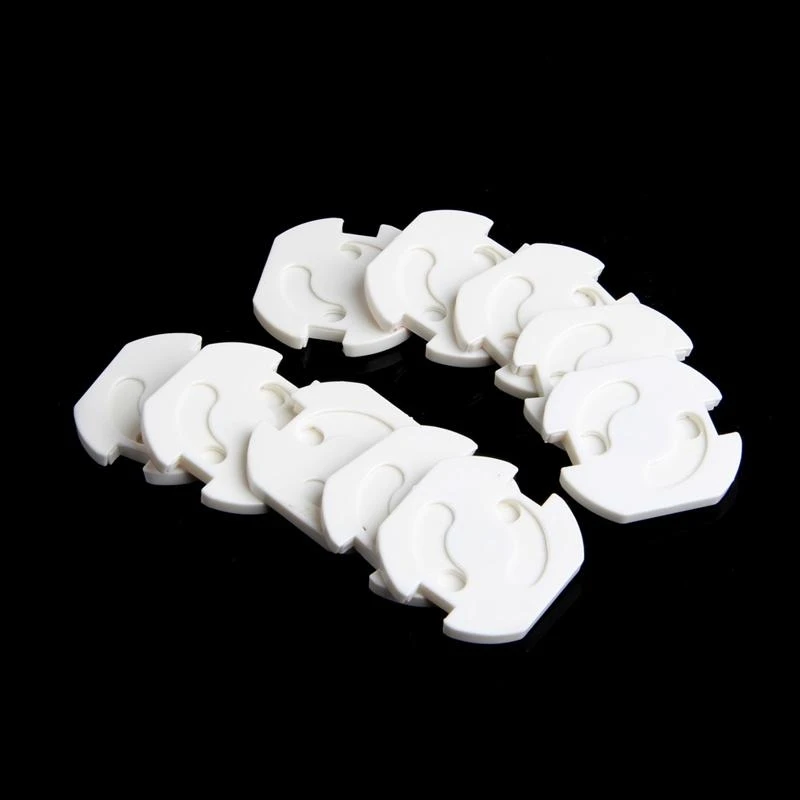 M76C 10 Uds. Enchufe eléctrico blanco para bebé, enchufe salida para protección, seguridad, seguridad para niños, cubierta - imagen 5