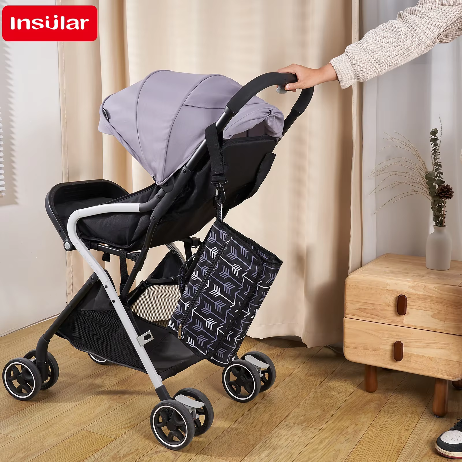 INSULAR Cambiador de bebé plegable e impermeable - imagen 3