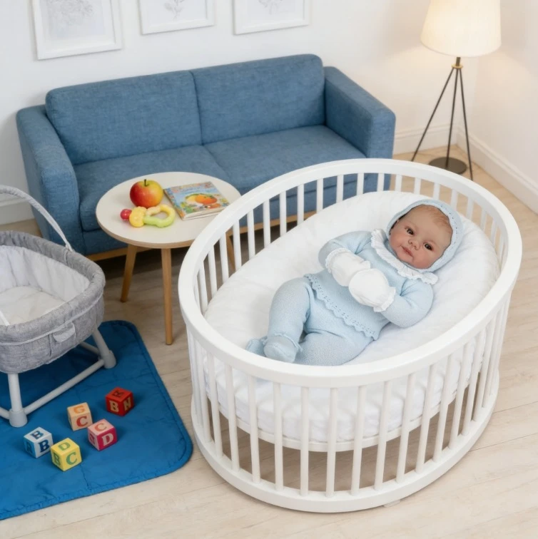 NPK-Muñeca realista de 18 pulgadas, cuerpo suave, Julietta Reborn con piel 3D, pintura de múltiples capas, pelo dibujado a mano, muñeca de aspecto Real